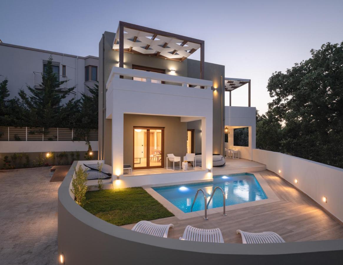 De Light Boutique Villas I II & III - Close To Rethymno, By Thinkvilla 앗시파프론 외부 사진